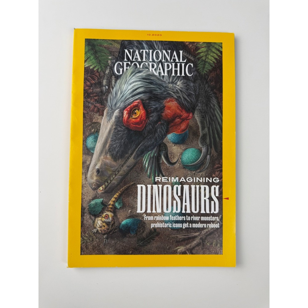National Geographic October 2020 Reimagining Dinosaurs Magazine Collectible
